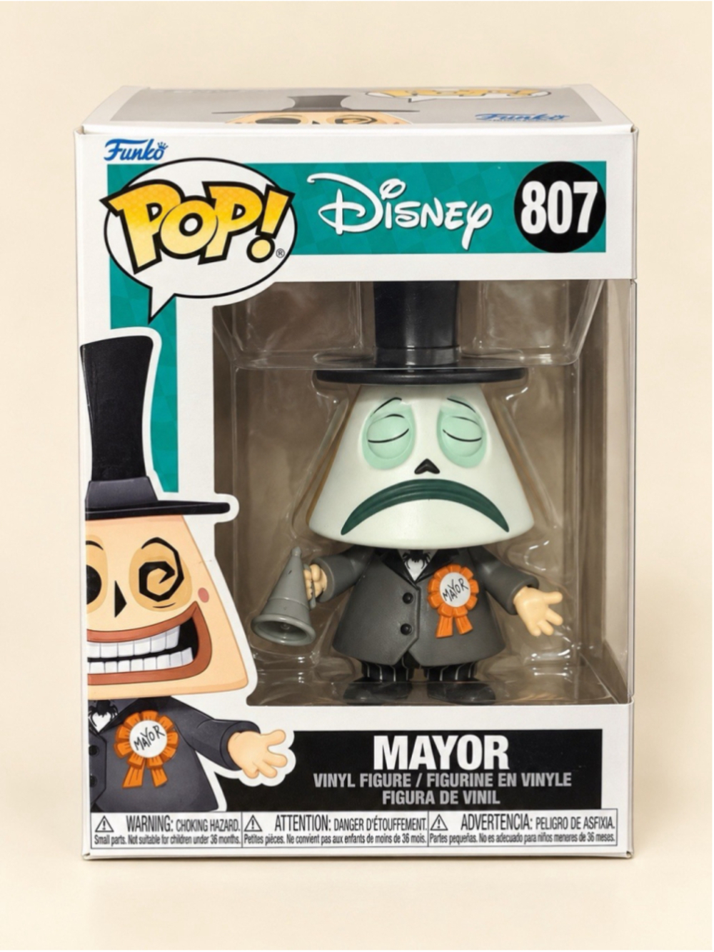 Funko POP! Disney: The Nightmare Before Christmas - Mayor #807, New in Box